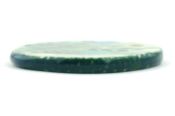 1" Circle Pendant Ceramika Artystyczna UNIKAT H5774G