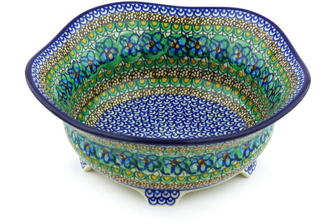 10" Scalloped Bowl Ceramika Artystyczna UNIKAT H5940G