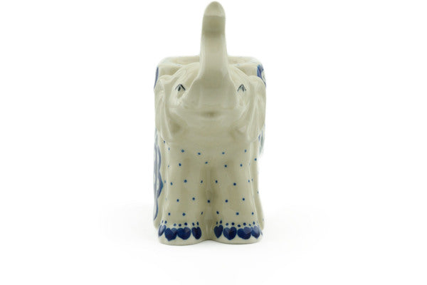 7" Elephant Candle Holder Ceramika Artystyczna H6062I