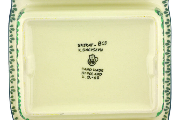 16" Divided Dish Ceramika Artystyczna UNIKAT H6403G