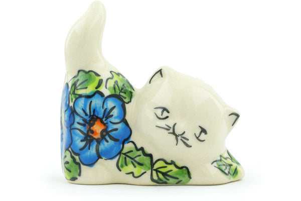 3" Cat Figurine Ceramika Bona UNIKAT H6447F