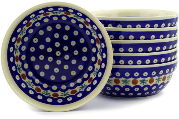 7" Set of 6 Bowls Zaklady Ceramiczne H6647E