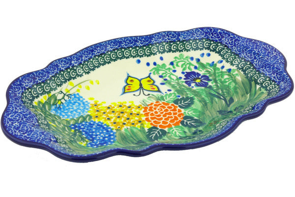 11" Platter Ceramika Artystyczna UNIKAT H6802G