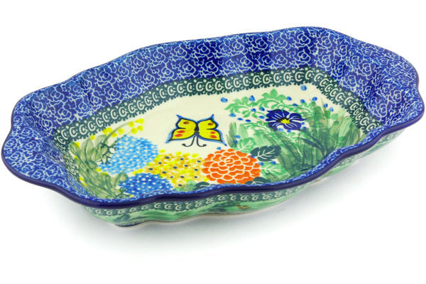 11" Platter Ceramika Artystyczna UNIKAT H6803G