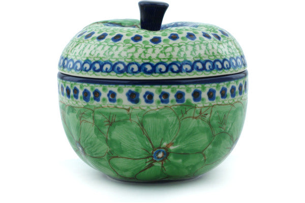 5" Apple Shaped Jar Ceramika Artystyczna UNIKAT H6880H