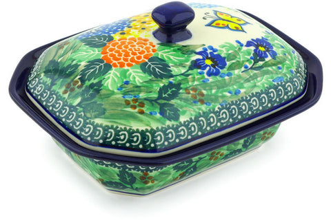 7" Dish with Cover Ceramika Artystyczna UNIKAT H6888G
