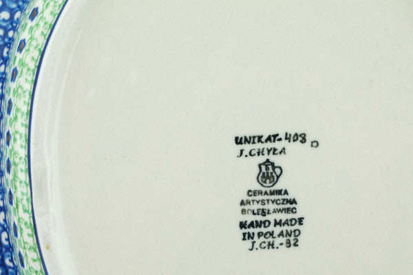12" Baker with Cover Ceramika Artystyczna UNIKAT H6904H