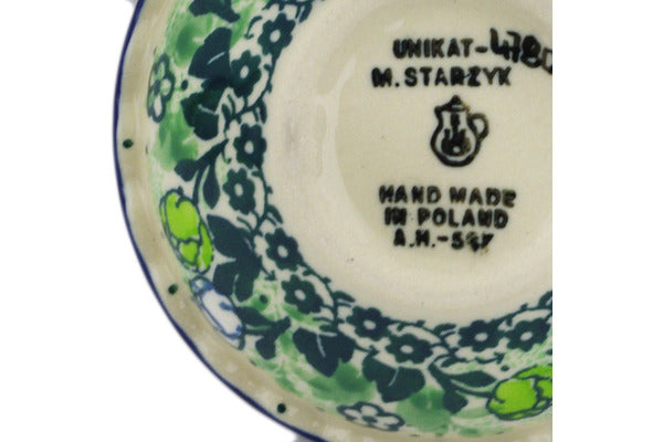 3" Scalloped Bowl Ceramika Artystyczna UNIKAT H7186J