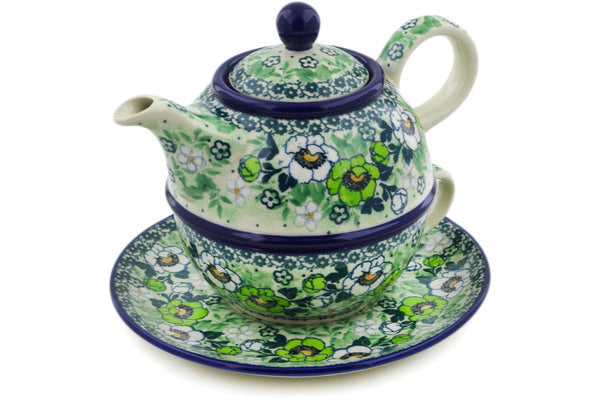 22 oz Tea Set for One Ceramika Artystyczna UNIKAT H7188J