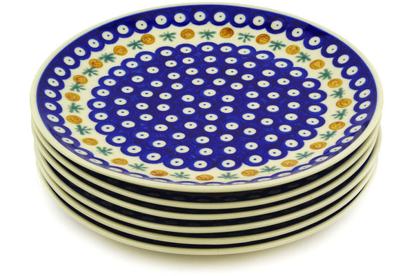 10" Set of 6 Dinner Plates Cer-maz H7266E
