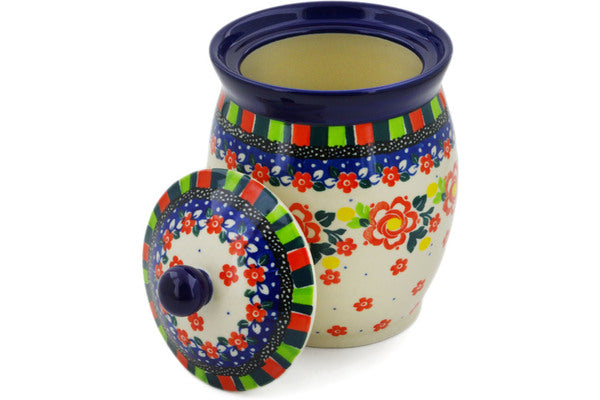 6" Jar with Lid Ceramika Artystyczna UNIKAT H7502J