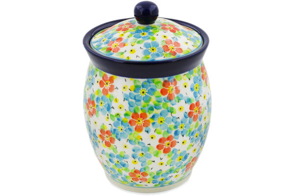 6" Jar with Lid Ceramika Artystyczna UNIKAT H7506J