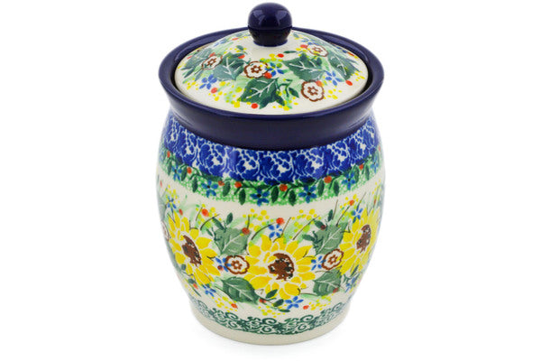 5" Jar with Lid Ceramika Artystyczna UNIKAT H7517J