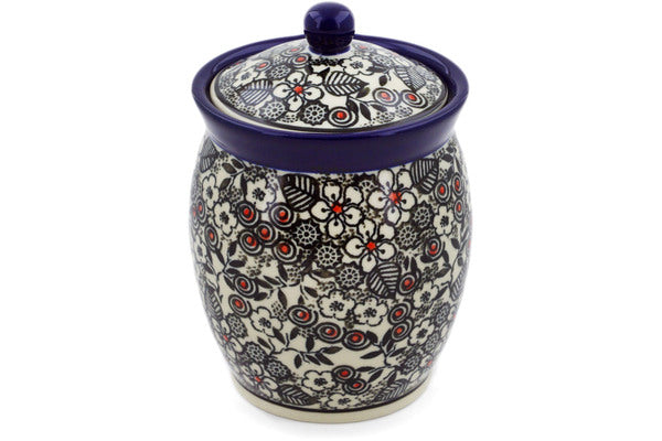 5" Jar with Lid Ceramika Artystyczna UNIKAT H7521J