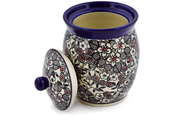 5" Jar with Lid Ceramika Artystyczna UNIKAT H7521J