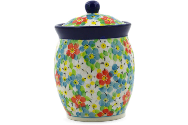 5" Jar with Lid Ceramika Artystyczna UNIKAT H7523J