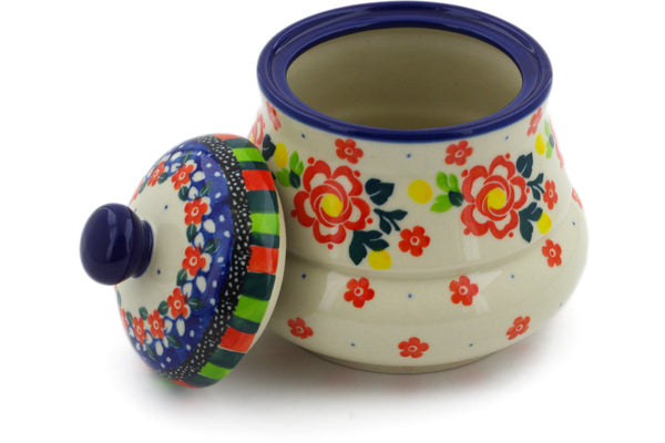 5" Jar with Lid Ceramika Artystyczna UNIKAT H7659J