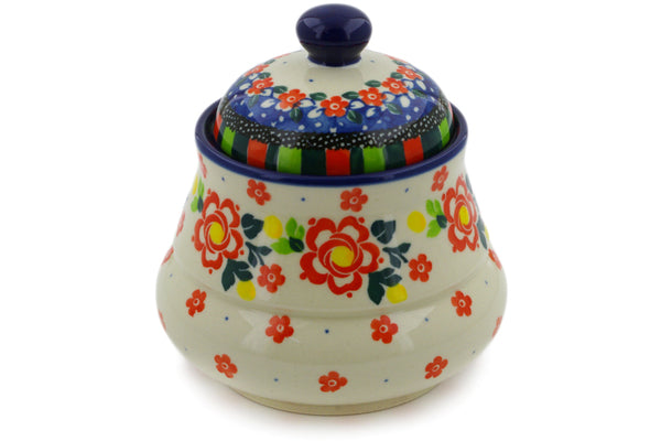 5" Jar with Lid Ceramika Artystyczna UNIKAT H7659J