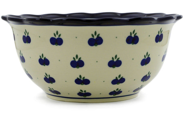 9" Scalloped Bowl Ceramika Artystyczna H7777B