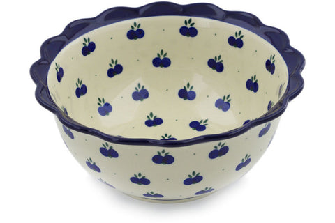9" Scalloped Bowl Ceramika Artystyczna H7777B