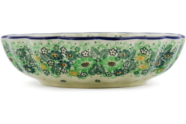 9" Fluted Bowl Ceramika Artystyczna UNIKAT H7786J