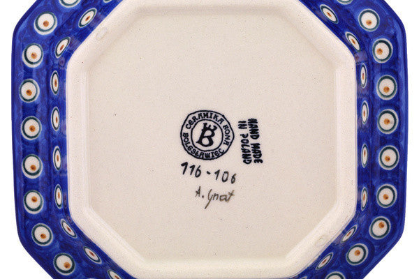 8" Octagonal Bowl Ceramika Bona H7867G