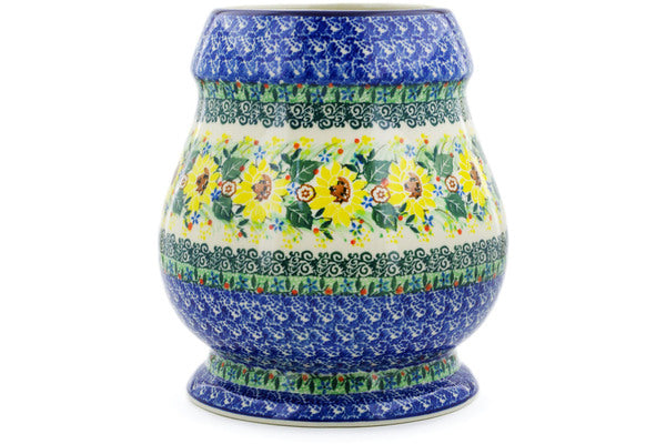 9" Vase Ceramika Artystyczna UNIKAT H7971J