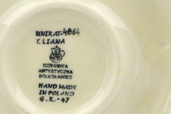 9" Vase Ceramika Artystyczna UNIKAT H7984J