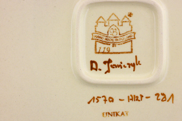 9" Platter Zaklady Ceramiczne UNIKAT H8106I