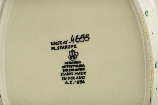16" Baker with Cover Ceramika Artystyczna UNIKAT H8207J