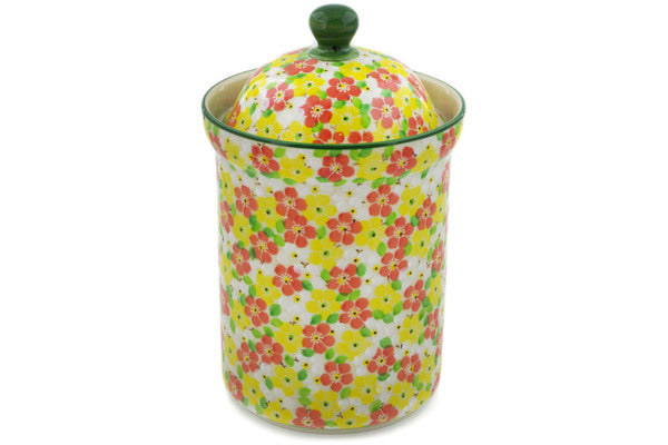 9" Jar with Lid Ceramika Artystyczna UNIKAT H8251J