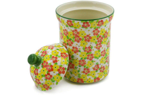 9" Jar with Lid Ceramika Artystyczna UNIKAT H8251J