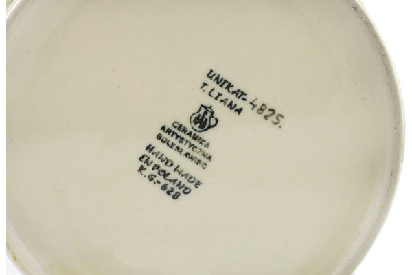 11" Jar with Lid and Handles Ceramika Artystyczna UNIKAT H8269J