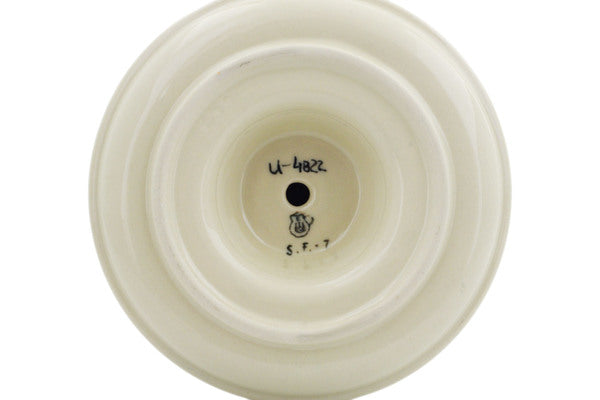 6" Candle Holder Ceramika Artystyczna UNIKAT H8374J