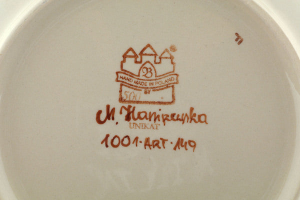 9" Plate Zaklady Ceramiczne UNIKAT H8666B