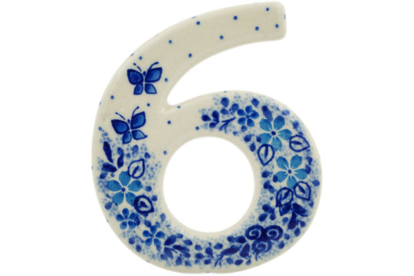 4" Number Ceramika Artystyczna UNIKAT H8756J