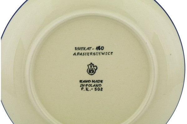 8" Plate Ceramika Artystyczna UNIKAT H8871G