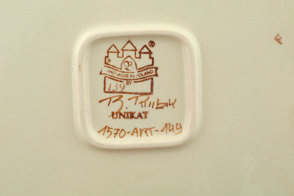 9" Platter Zaklady Ceramiczne UNIKAT H9157B