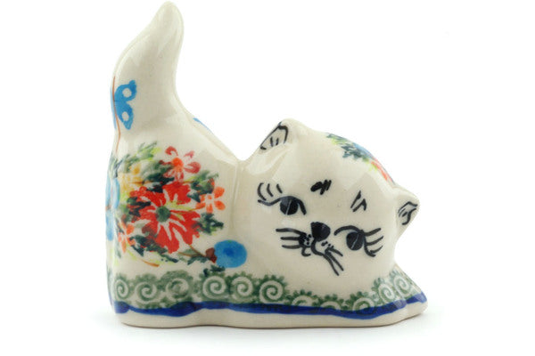 3" Cat Figurine Ceramika Bona UNIKAT H9340H
