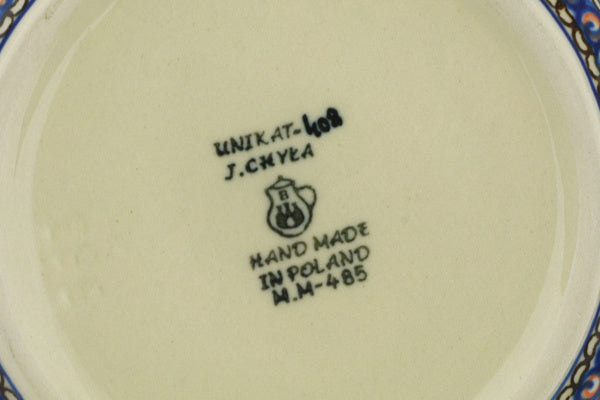 10" Round Baker with Handles Ceramika Artystyczna UNIKAT H9414G