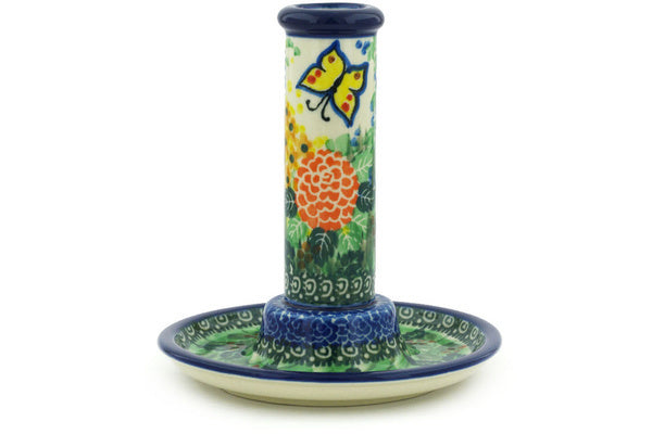 6" Candle Holder Ceramika Artystyczna UNIKAT H9425G