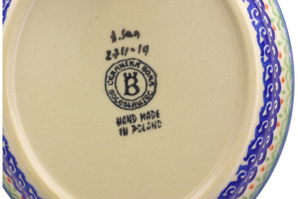 9" Platter with Handles Ceramika Bona H9553I