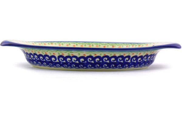 9" Platter with Handles Ceramika Bona H9553I