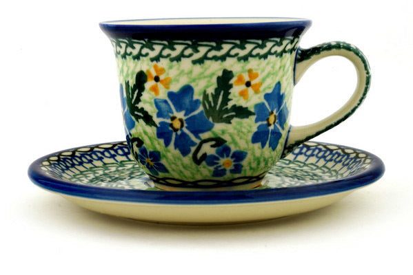 7 oz Cup with Saucer Ceramika Artystyczna UNIKAT H9590A