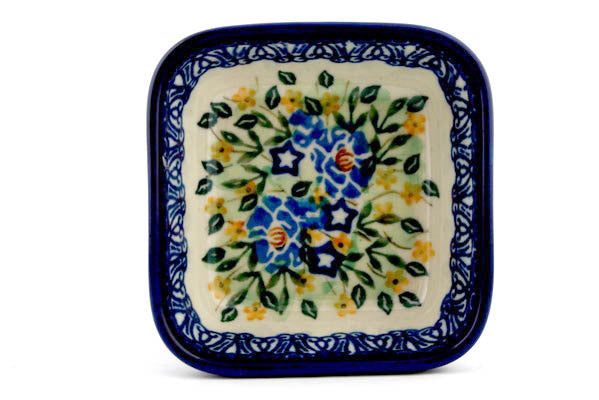4" Square Bowl Ceramika Artystyczna UNIKAT H9784B