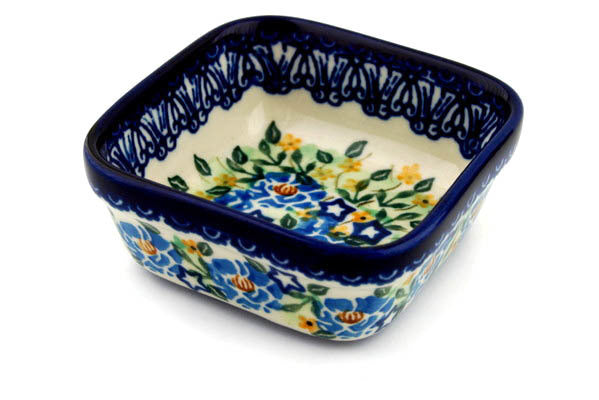 4" Square Bowl Ceramika Artystyczna UNIKAT H9784B